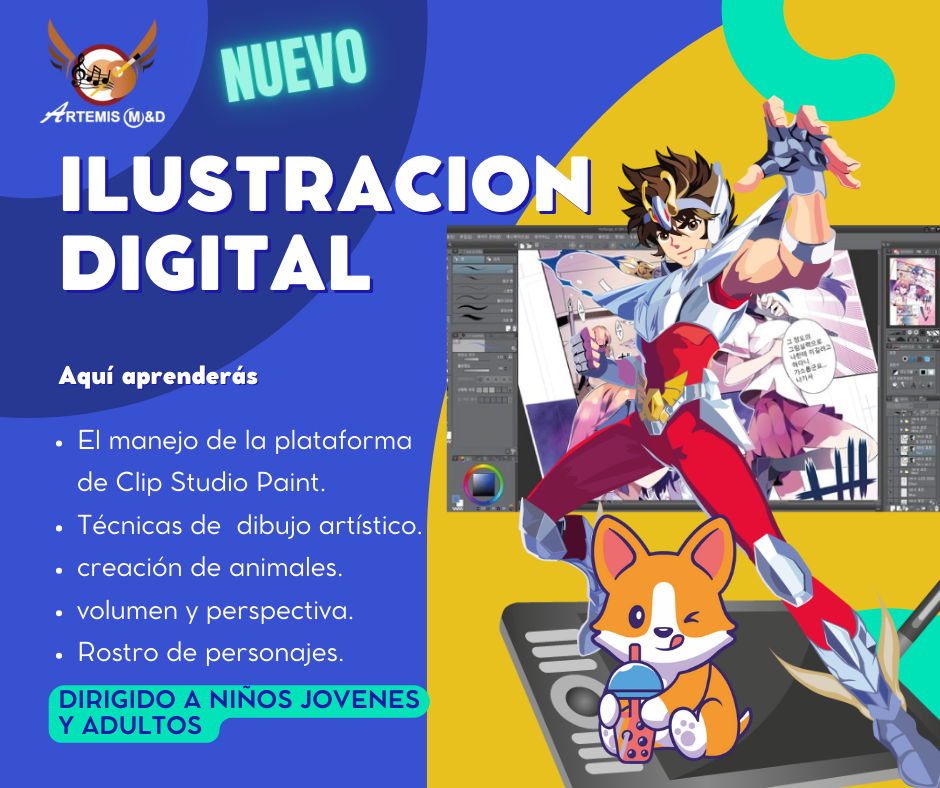 clasesde ilustracion digital Artemysmd